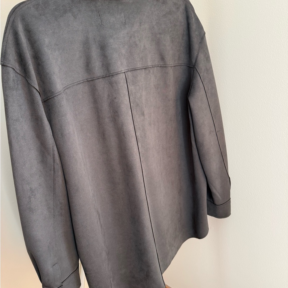 Truth Charcoal Button-Up Shacket - Picture 3 of 5